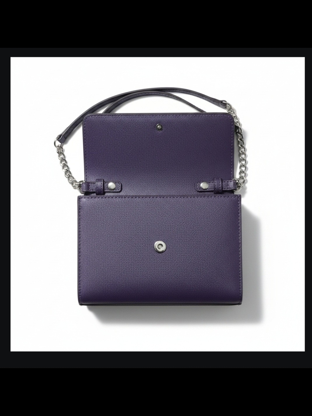 Michael Kors Purple Crossbody Wallet NEW - Picture 4 of 8